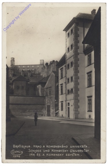 Bratislava, Schloss und Komensky Universität