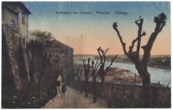 ak148780 Bratislava, Schlosstor mit Donau