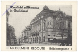 Bratislava, Etablissement Redoute
