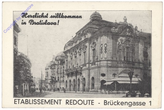 Bratislava, Etablissement Redoute