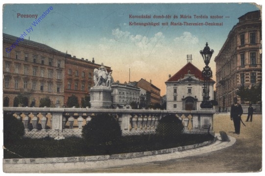 Bratislava, Krönungshügel mit Maria-Theresien-Denkmal