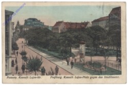 Bratislava, Kossuth Lajos-Platz gegen das Stadttheater