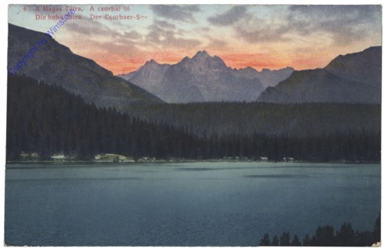 Vysoke Tatry (Hohe Tatra), Der Csorbaer-See