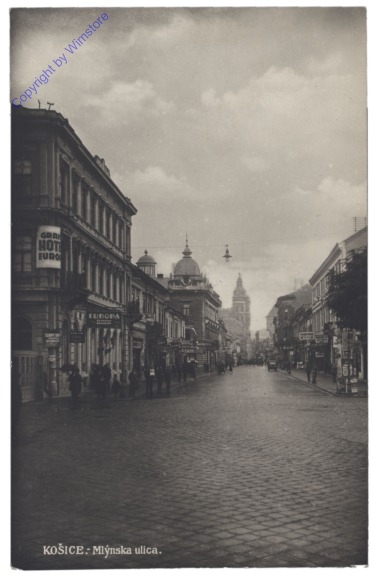 Kosice (Kaschau, Kassa), Mlynska ulica