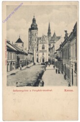 Kosice (Kaschau, Kassa), Szekesegyhaz a Forgach-utczval