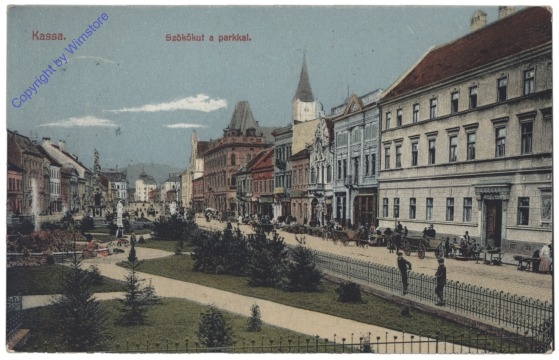 Kosice (Kaschau, Kassa), Szökökut a parkkal