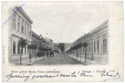 Piestany (Pöstyen), Hotel Grüner Baum, Franz Josefstrasse