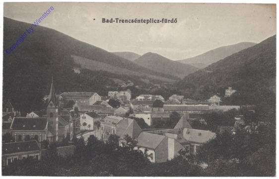 ak149414 Trencin, Ortsansicht