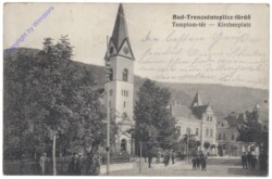 ak149420 Trencin, Kirchenplatz