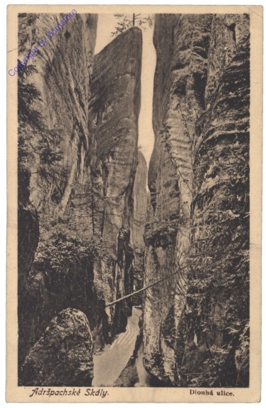 ak149492 Adrspach (Aderspach), Dlouha ulice