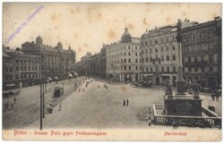 Brno (Brünn), Großer Platz gegen Ferdinandsgasse