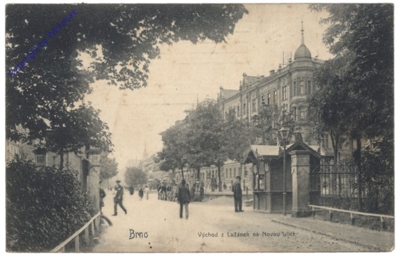 Brno (Brünn), Vychod z Luzanek na Novou ulict