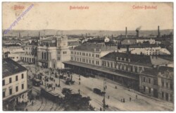 Brno (Brünn), Bahnhofplatz, Central-Bahnhof
