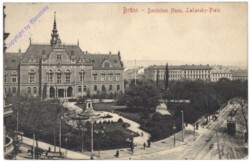 Brno (Brünn), Deutsches Haus, Lazansky-Platz
