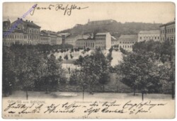 Brno (Brünn), Getreidemarkt mit Spielberg