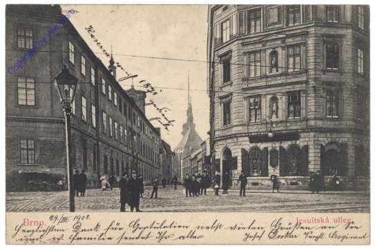 Brno (Brünn), Jesuitengasse