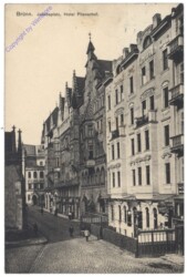 Brno (Brünn), Jakobsplatz ("Hotel Pilsnerhof")