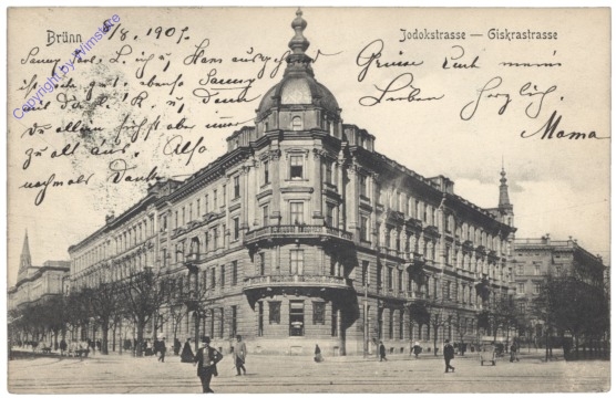 Brno (Brünn), Jodokstrasse - Giskrastrasse