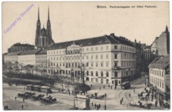Brno (Brünn), Ferdinandsgasse mit Hotel Padowetz