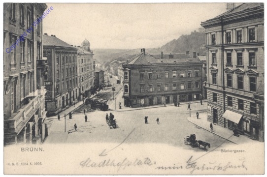 Brno (Brünn), Bäckergasse