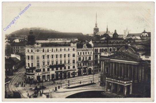 Brno (Brünn), Theaterplatz