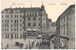 Brno (Brünn), Hotel "Pilsner Hof", Rennergasse