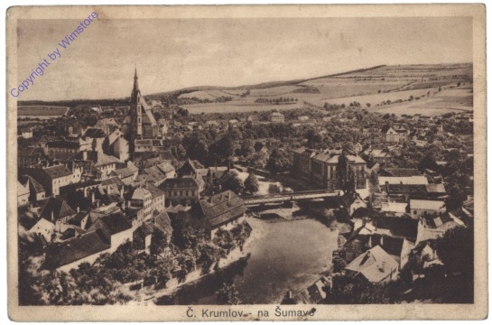 Cesky Krumlov (Krumau), na Sumave