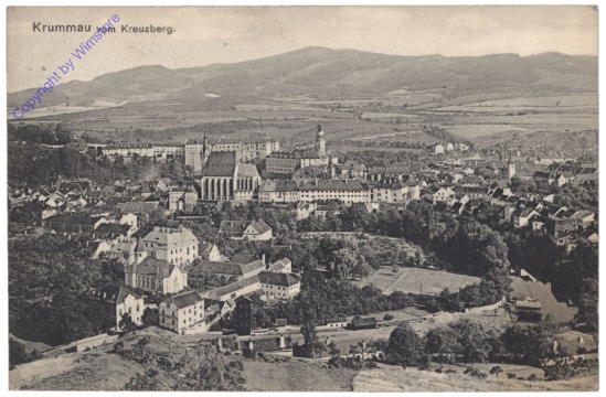 Cesky Krumlov (Krumau), vom Kreuzberg