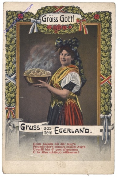 Cheb (Eger), Gruss aus dem Egerland