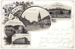 Chomutov, Gruss aus Komotau