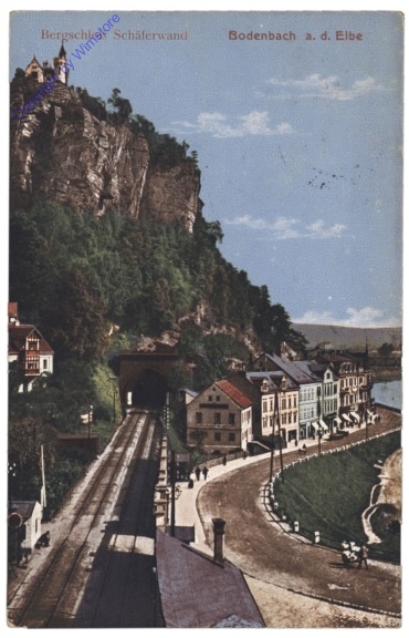 ak150013 Decin (Tetschen), Bergschloß Schäferwand