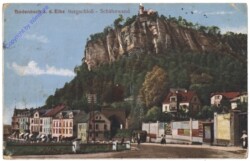 ak150016 Decin (Tetschen), Bergschloß Schäferwand
