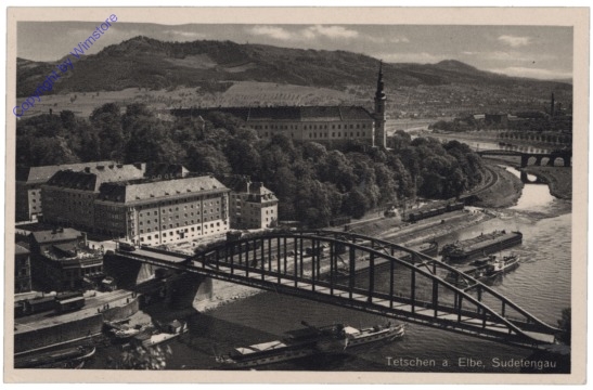 ak150042 Decin (Tetschen), Ortsansicht