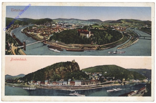 ak150048 Decin (Tetschen), Multiansicht