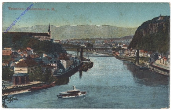 ak150057 Decin (Tetschen), Ortsansicht