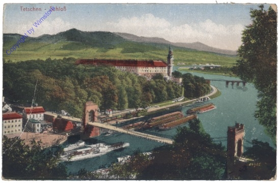 ak150060 Decin (Tetschen), Schloß