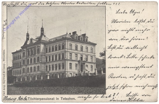 ak150071 Decin (Tetschen), Töchterpensionat