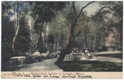 Frantiskovy Lazne (Franzensbad), Partie im Stadtpark, Meierei