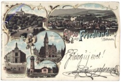 ak150113 Frydlant v Cechach (Friedland), Gruss aus
