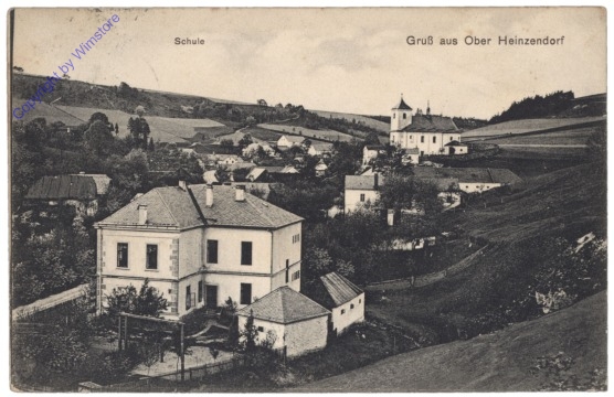 Horni Hyncina (Ober Heinzendorf), Gruss aus