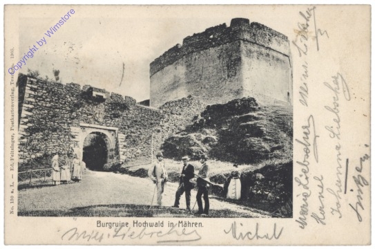 ak150195 Hukvaldy (Hochwald), Burgruine