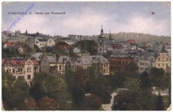 Jablonec nad Nisou (Gablonz a.d. Neiße), Partie am Stadtpark