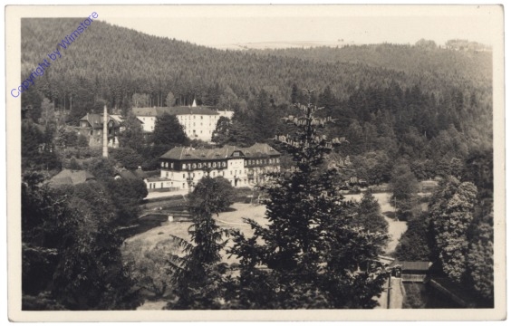 ak150212 Janske Koupele (Johannisbrunn), Ortsansicht