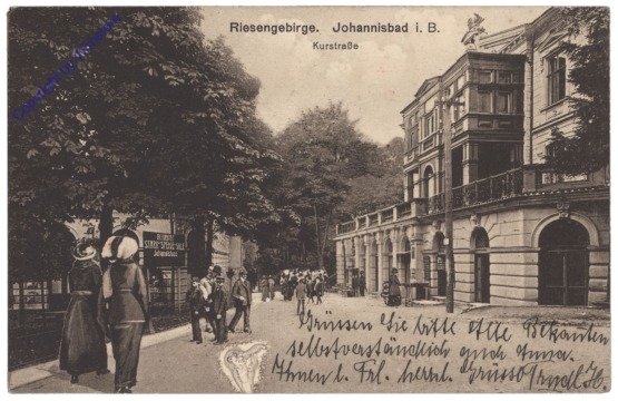 ak150214 Janske Lazne (Johannisbad), Kurstrasse