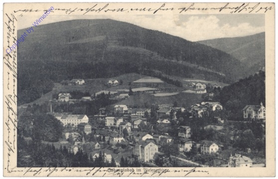 ak150215 Janske Lazne (Johannisbad), Ortsansicht