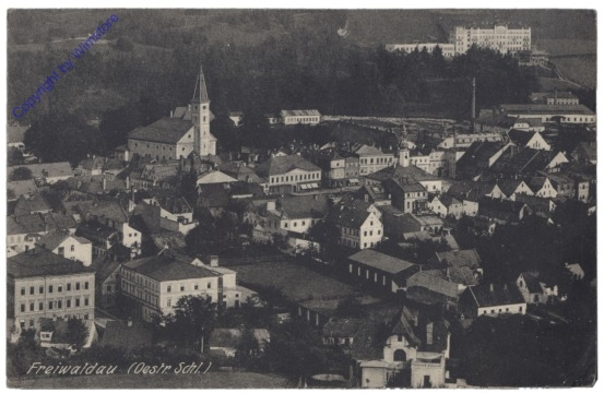 ak150225 Jesenik (Freiwaldau), Ortsansicht