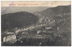 Karlovy Vary (Karlsbad), Blick von der Franz Josef Höhe