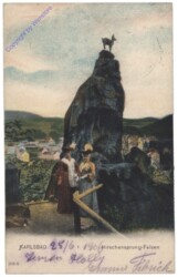 Karlovy Vary (Karlsbad), Hirschensprung-Felsen