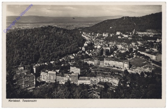 ak150333 Karlovy Vary (Karlsbad), Totalansicht
