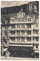 Karlovy Vary (Karlsbad), Kurhaus "drei Lilien"